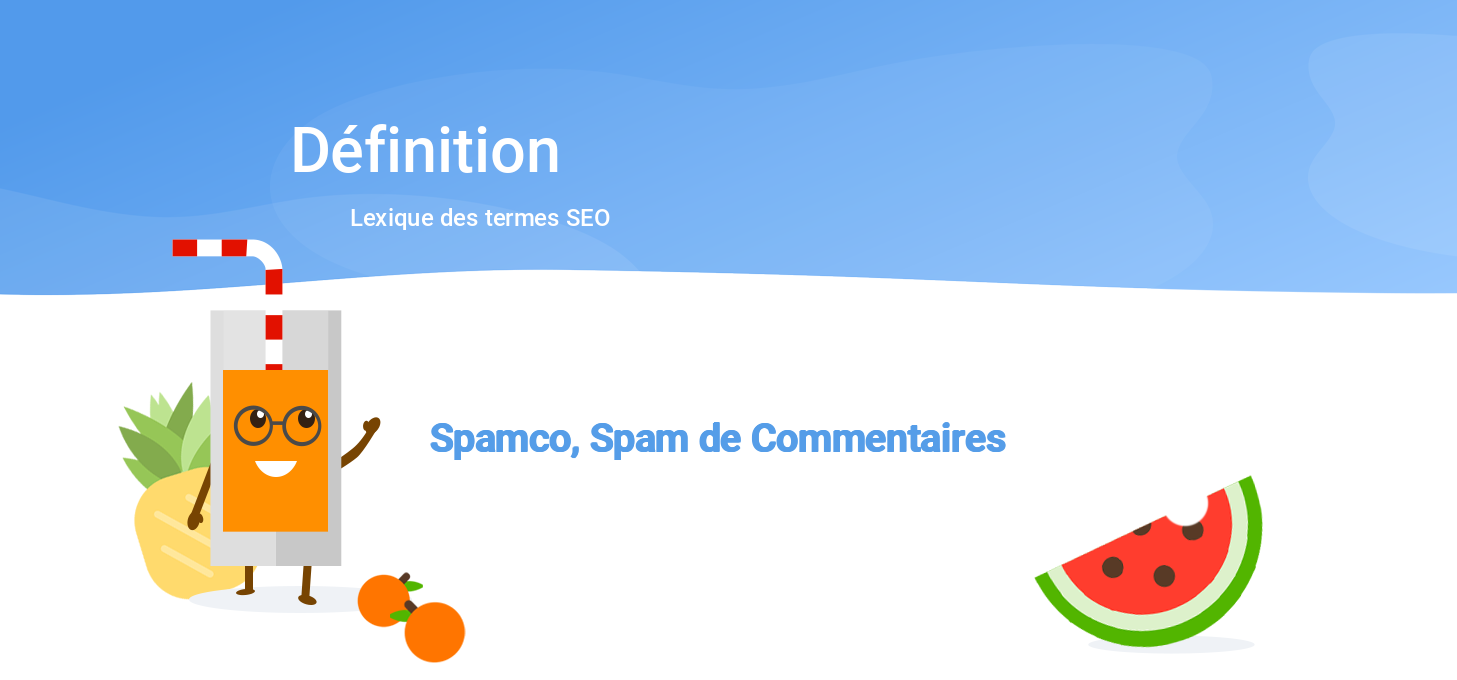 Spamco, Spam de Commentaires