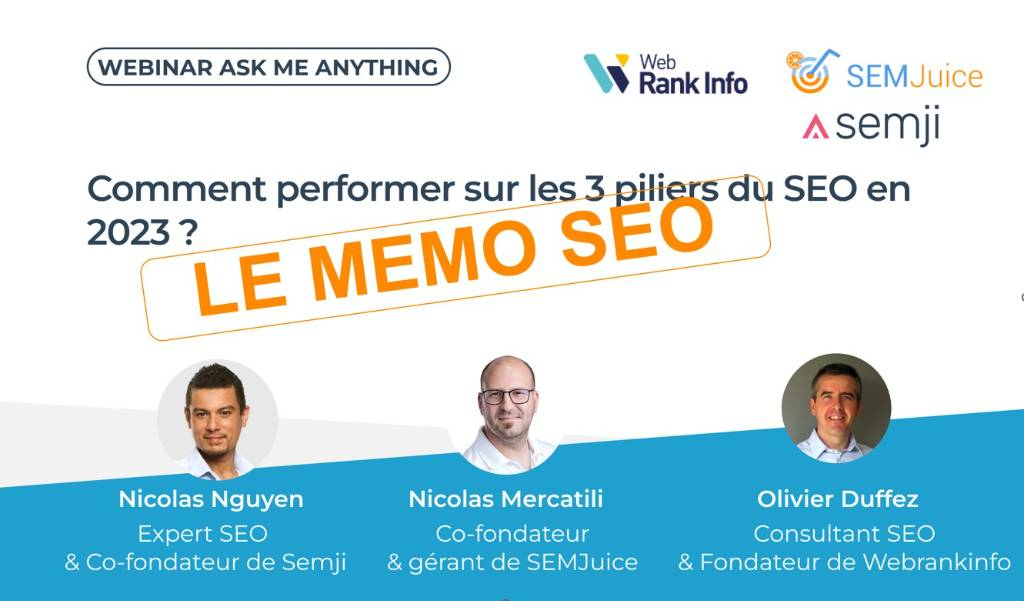 Comment performer en 2023 sur les 3 piliers du SEO - Le mémo