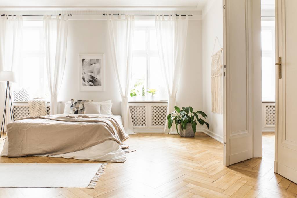 rideaux en tissu très fin
