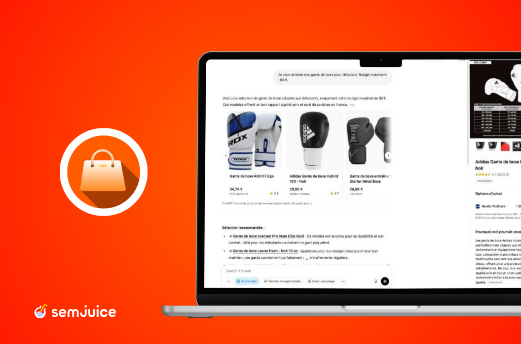 GPT Shopping arrivée