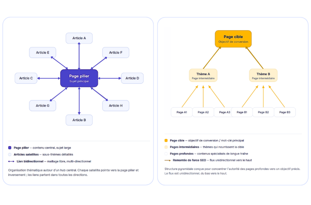 Topic cluster vs cocon sémantique quelles différences