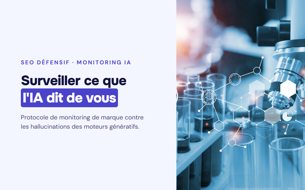 SEO défensif : protocole de monitoring de marque contre les hallucinations IA
